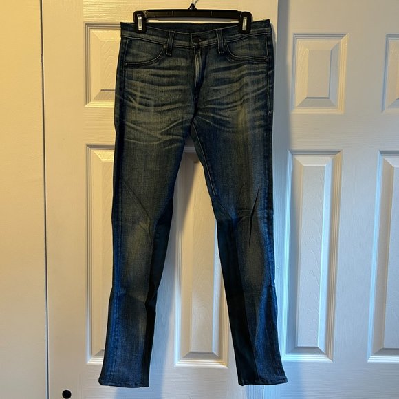Rag & Bone Skinny Jeans Leather Sz 28 - Picture 1 of 6